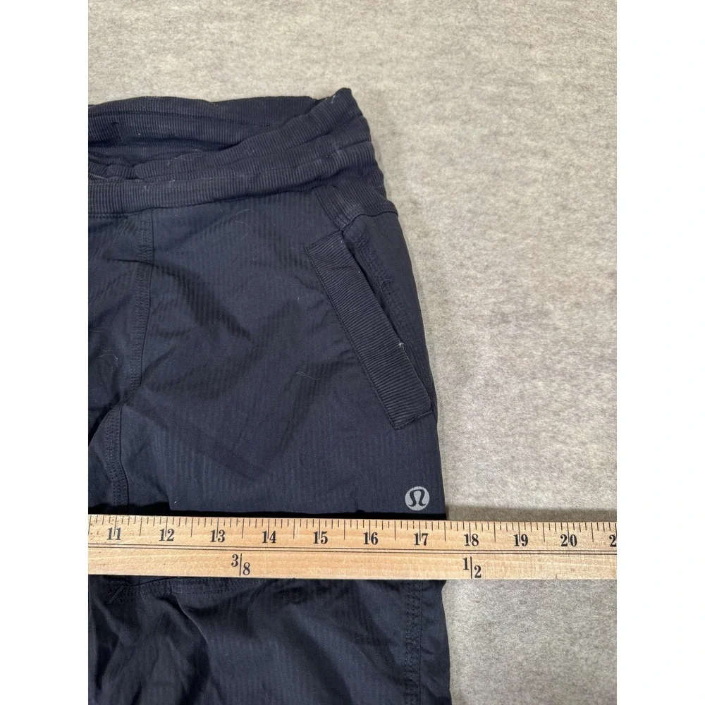 lululemon athletica Black Wide-Leg Track Pants
